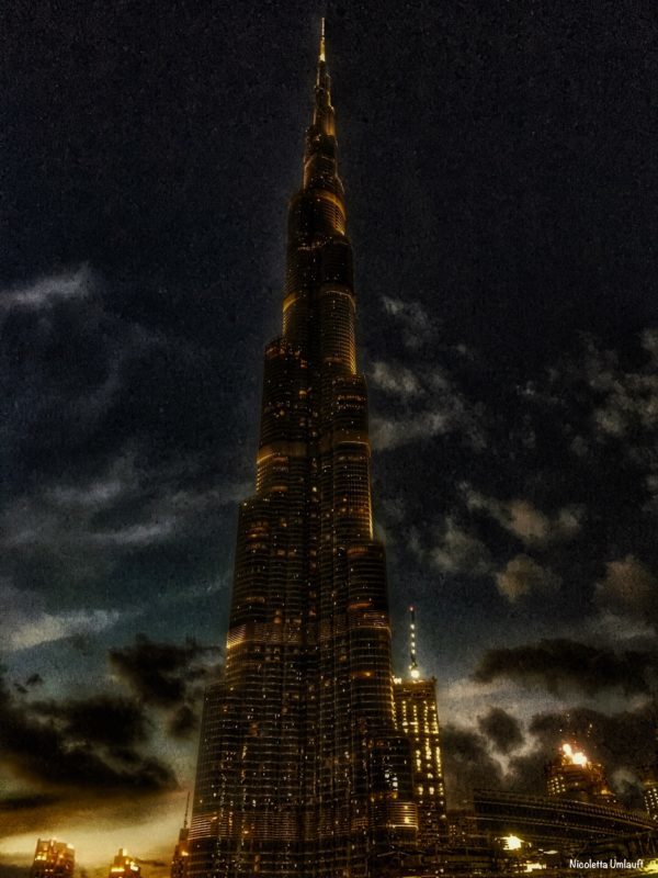 Burj Khalifa by night