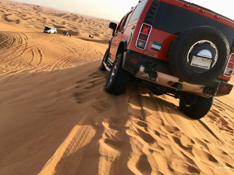 Dune bashing in Dubai desert