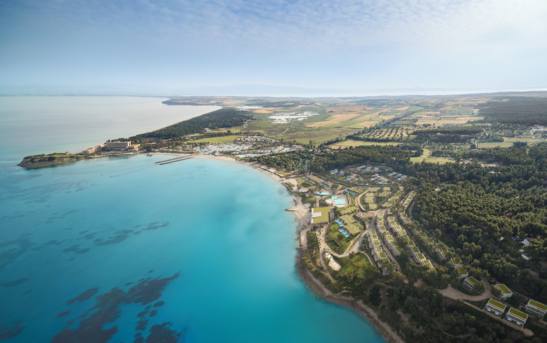 Sani Resort Aerial view