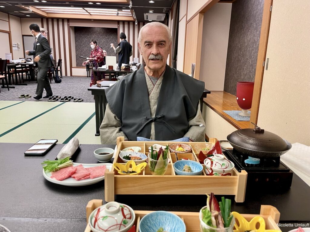 Yukata e cena kaiseki