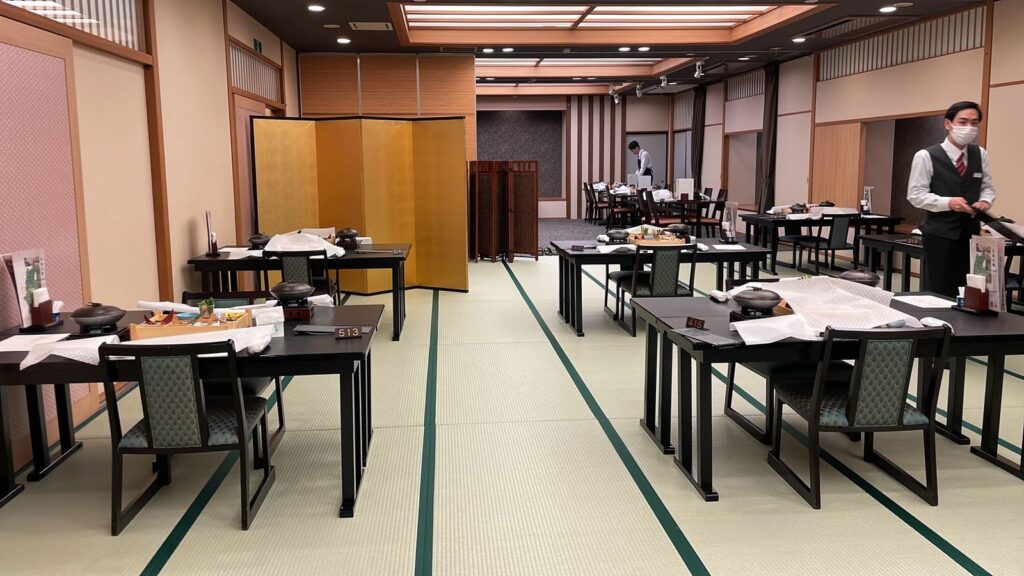 Tatami al ristorante